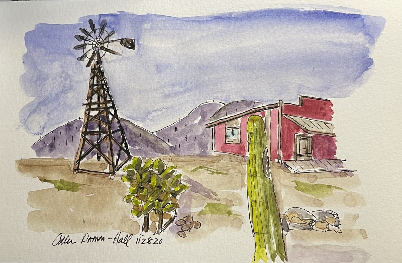 You are currently viewing Old Tucson Watercolor