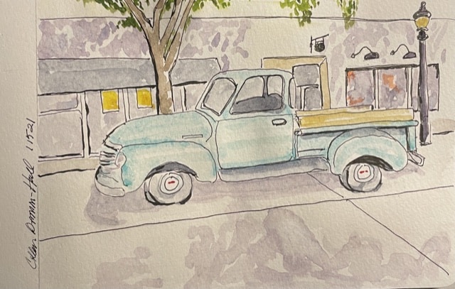 Read more about the article Pickup Truck, Watercolor